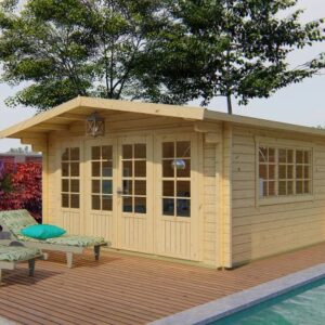 Tuinhuis Silke - Studio - 440 x 440 cm - onbehandeld