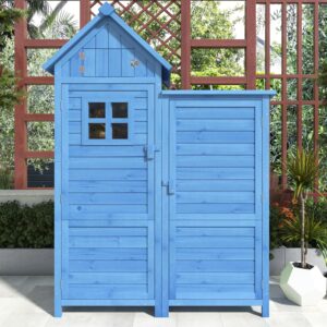 Tuin / Balkonkast - 118x54x173 cm - blauw - Type LCO/AM