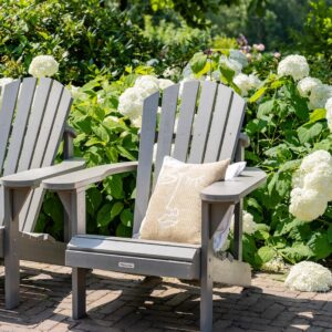 Adirondack tuinstoel Deluxe - Montreal - Composiet - grijs - 79x80x88 cm - Type MV