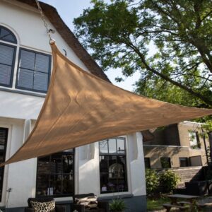Schaduwdoek Nesling - Driehoek - 360 x 360 x 360 cm - Zand - Type BLC