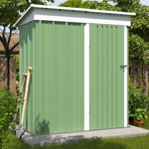 Tuinkast metaal - 162x92x180 cm - groen - Type UDP/AM