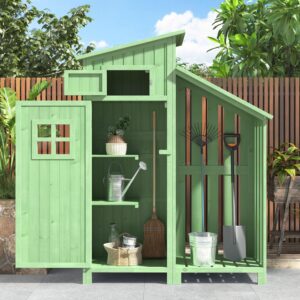 Tuin / Balkonkast - 124x46x174 cm - groen - Type KEB/AM