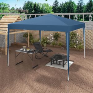 Partytent inklapbaar - blauw - 300x300 cm - Type WOL/AM