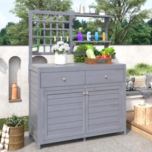 Tuin / Balkonkast - 105x44x141,5 cm - grijs - Type ARH/AM