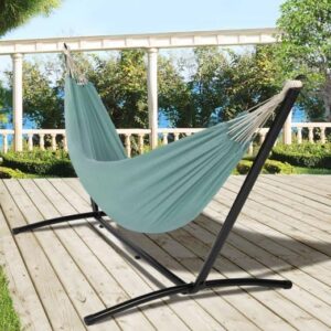Hangmat set - Lichtgroen - 2 persoons - 270x200 cm - Type IDM/AM