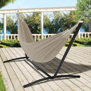Hangmat set - Taupe - 2 persoons - 270x200 cm - Type IDM/AM