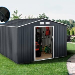 Tuinhuis Metaal groot - Vegas - 446x340x210 cm - Antraciet - Type AM