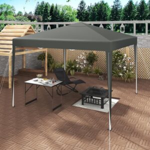 Partytent inklapbaar - grijs - 300x300 cm - Type WOL/AM