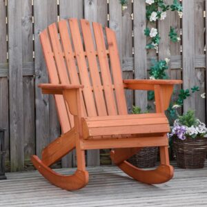 Adirondack tuinstoel - Schommel - Composiet - naturel - 94 x 77 x 97 cm - Type OUT/AM