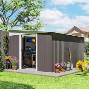 Tuinhuis Metaal groot - Sunshine - 280x345x201 cm - Grijs - Type AM