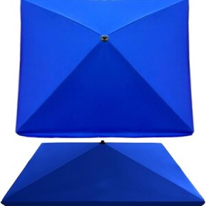 Vervanging Parasoldoek - 200x200 cm/4 armen - Blauw - Type RIN/AM