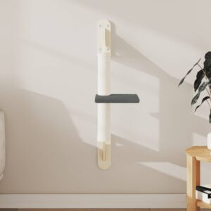 Kattenkrabpaal - wand gemonteerd - 85,5 cm - donkergrijs