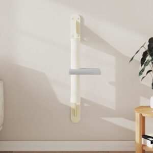 Kattenkrabpaal - wand gemonteerd - 85,5 cm - lichtgrijs