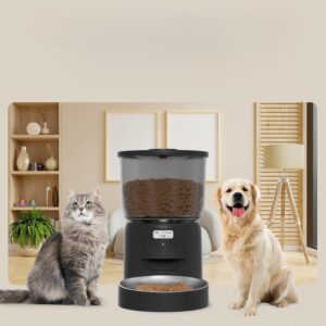 Katten Voederautomaat + waterdispenser - 1 tot 6 maaltijden - 3.0 liter - Zwart - Type LYA/AM