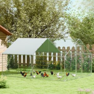 Kippen Ren - 12 m² - 300x400x195 cm - voor 12 - 18 Kippen - Type PAW/AM
