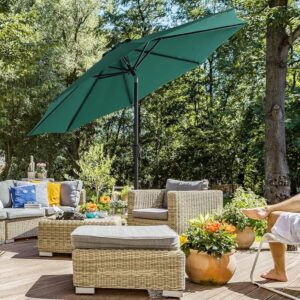 Parasol Achthoekig - 270 cm - Groen - Type Son/Am