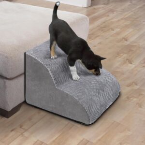 Hondentrap - 2 treden - 50 cm hoog - 40x101x30 cm (dxbxh) - zwart - Type LIA/AM