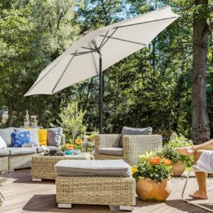 Parasol Achthoekig - 270 cm - Beige - Type Son/Am