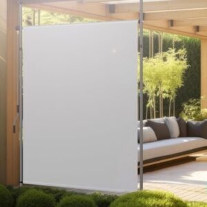 Klemluifel verticaal - zonder Boren - 100 x 310 cm (bxh) - Lichtgrijs - Type TIL/AM
