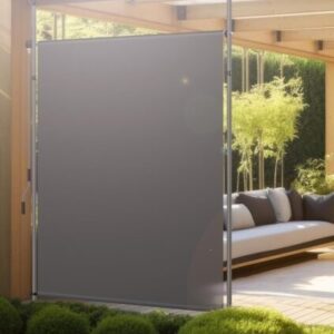 Klemluifel verticaal - zonder Boren - 100 x 310 cm (bxh) - Antraciet - Type TIL/AM