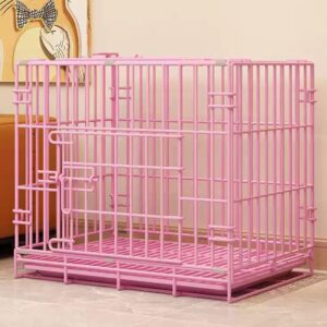 Hondenbech Metaal - Opvouwbaar - Roze - 50x35x42 cm