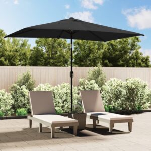 Tuinparasol - 200 cm - Antraciet - Type VD/AM