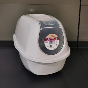 Kattentoilet - gesloten kattenbak - 39x56x39 cm - taupe - Type FLA/AM
