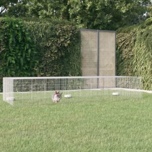 Konijnenkooi - Gegalvaniseerd - 325x110x54 cm - Type HM