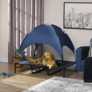 Honden Ligbed maat d - 122x92x108 cm - Blauw - Type PAW/AM