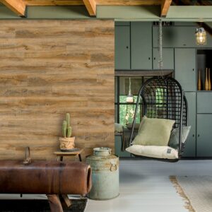 Wandpanelen - hout-look - natuurlijk eiken - vintagebruin - 15 stuks - 2.09 m²