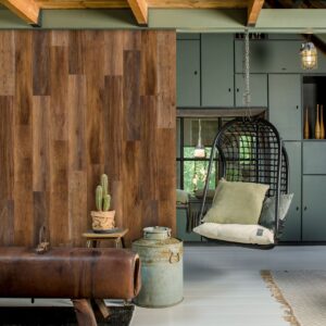 Wandpanelen - hout-look - natuurlijk eiken - omberbruin - 15 stuks - 2.09 m²