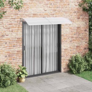 Raam/Deurluifel Basic - 200x75 cm - polycarbonaat - grijs/transp. - Type VD