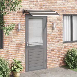 Raam/Deurluifel Basic - 120x75 cm - polycarbonaat - zwart - Type VD