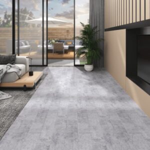 Vloerplanken PVC - zelfklevend - 5.02 m² - 2 mm - cementgrijs