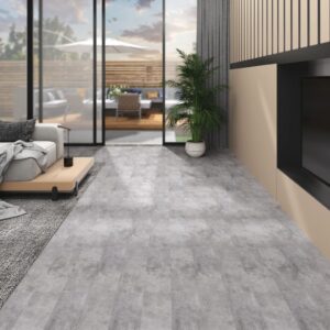 Vloerplanken PVC - zelfklevend - 5.02 m² - 2 mm - cementbruin