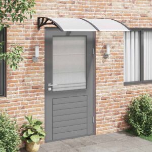 Raam/Deurluifel Basic - 150x75 cm - polycarbonaat - zwart/transp. - Type VD