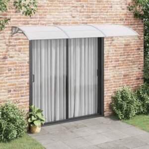 Raam/Deurluifel Basic - 300x75 cm - polycarbonaat - grijs - Type VD