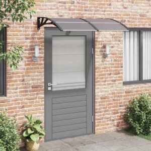 Raam/Deurluifel Basic - 150x75 cm - polycarbonaat - zwart - Type VD