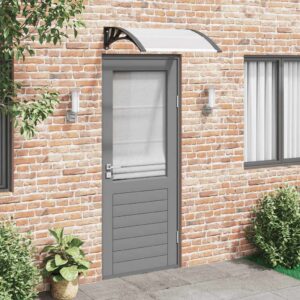 Raam/Deurluifel Basic - 80x75 cm - polycarbonaat - zwart/transp. - Type VD