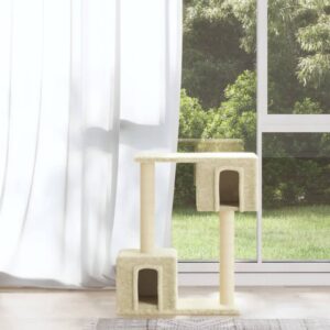 Kattenkrabpaal - met meubel - 60 cm - beige