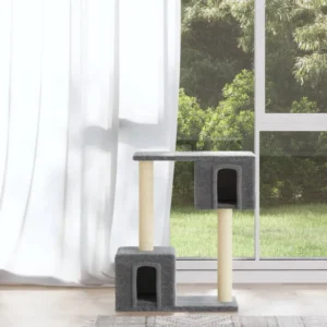 Kattenkrabpaal - met meubel - 60 cm - lichtgrijs