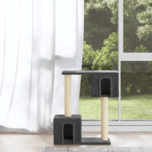 Kattenkrabpaal - met meubel - 60 cm - donkergrijs
