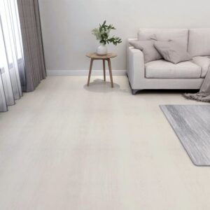 Vloertegels 30x30 cm - 20 stuks - zelfklevend - 1,86 m² - PVC - lichtbeige