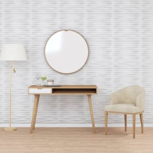 Wandpanelen - 12 stuks - 3 m² - 50x50 cm - XPS - steen wit