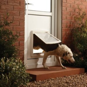 Huisdierenluik in 2 richtingen - Large - 45,6x38,6 cm - bruin - Type PET/AM