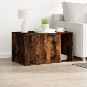 Kattenmeubel - 80x50x45 cm - bewerkt hout gerookt eiken