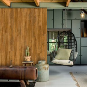 Wandpanelen - hout-look - natuurlijk eiken - roestbruin - 15 stuks - 2.09 m²