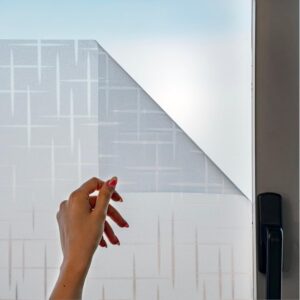 Zonwerende Raamfolie - Sterrenpatroon - 120x200 cm - Statische hechting - MAR/AM