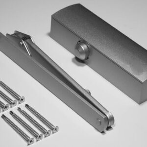 Deursluiter met schaararm - 1000 - Deur 20-60 kg - Zilver - Type NAP/AM