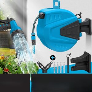 Slanghaspel 15+2 meter - blauw - Type KES/AM